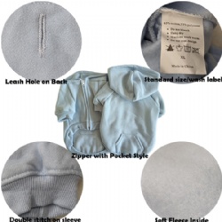 Powder Blue Stylish Dog Clothes
