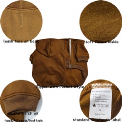 Chocolate Truffle comfy dog hoodie